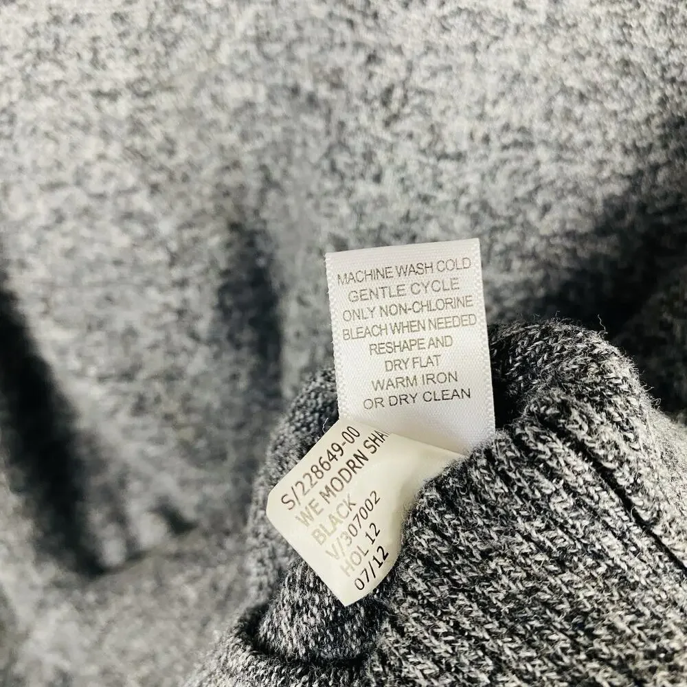 Banana Republic Sweater Men's Medium Modern Shawl Cotton Wool